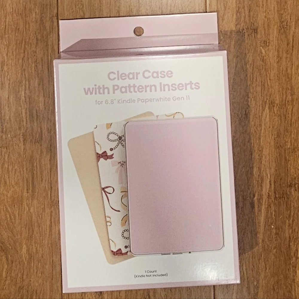 Kindle Gems E-Reader Clear Case W/ Inserts For 6.8” Kindle Paperwhite Gen 11 -